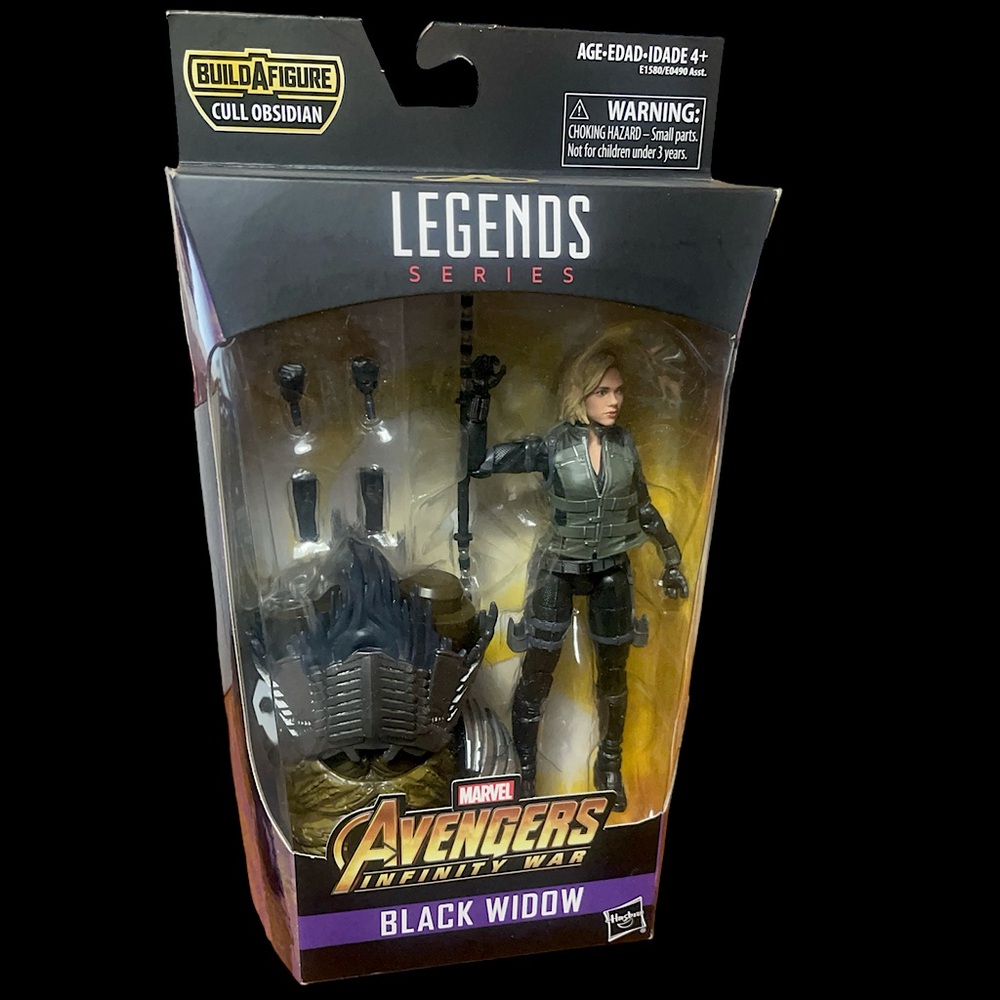 2017 Marvel Legends BAF Cull Obsidian Series BLACK WIDOW Avengers Action Figure